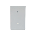 Blank Cover Plate 2X4 White Steel Pre Pack 18005 101