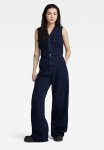 G-star Raw Denim Waistcoat Wmn -rinsed
