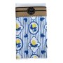 Single Printed Dishcloth - Blue Frame Lemons