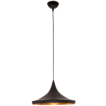 Lotus Metal Pendant Light Black And Gold