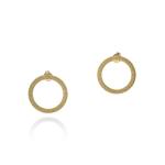 Lula Circle Studs - Gold