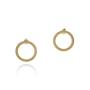 Lula Circle Studs - Gold
