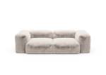 Two Module Sofa - Faux Fur - Beige - 230CM X 115CM