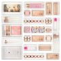 25 Pcs Plastic Drawer Organizers Set 4-SIZE Versatile Bathroom And Vanity Drawer Organizer Trays Storage Bins For Makeup Bedroom Kitchen