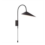 Arum Metal Wall Light Gold Black White - Gold