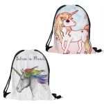 Unicorn Bags Set Of 2 Believe