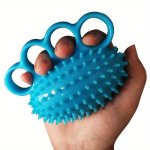 1PC Finger Grip Massage Ball For Hand Therapy And Muscle Relaxation Spiky Sensory Handheld Exerciser Durable Silicon Rehabilitat