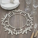 Stainless Steel Charger Plate For Elegant Events & Dining - Silver