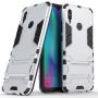 2-IN-1 Shockproof Stand Case For Honor 10 Lite Silver