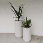 Fringe Tall Japi Planter Off White - Large