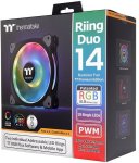 Thermaltake CL-F078-PL14SW-A Riing Duo 14 LED Rgb Radiator Fan