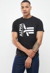 Alpha Industries Raised Print T-Shirt - Black