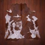 As Grade Nguni Hide 613 Brown white M - Medium Brown white Panelled
