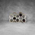 Small Standing Wine Display - Grey