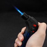 Refillable Butane Jet Torch Lighter 12 Piece Display