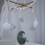 Cot Mobile Sleeping Dragon And Clouds