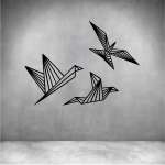 Origami Birds - Rust Coat L 600 X H 400MM