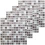 4PCS 3D Self Adhesive Mosaic Tile Sticker