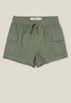 Cotton On Jerry Relaxed Cargo Short - Swag Green