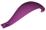 Parts Panel 4 X 4 X 11 Curved Tapered With Clip At Each End 18969 - Magenta