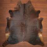 Aa Grade Cow Hide 341 Brown XL - Extra Large Brown Solid
