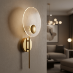 Lunar Bloom Abstract LED Wall Light