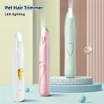 1PC USB Charging Pet Shaver Electric Trimmer With Wide LED Light Suitable For Cats And Dogs