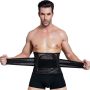 Waist Trainer Men Slimming Belt Black