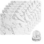 Heartdeco Premium Marble Pattern Pu Leather 6 Placemats & 6 Coasters Set-medium