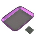 Lafeina Aluminium Screw Tray With Magnetic Pad For Rc Model And Phone Repair Purple