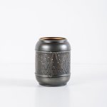 Metal Tea Light Candle Holder - Zinc gold Dot
