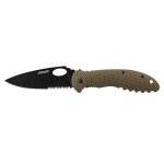 Coast DX625 Double Lock Folding Knife With Pocket Clip Partially Serated - Ns