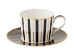 Maxwell & Williams Teas & C's Regency Cup & Saucer - 240ml - Black