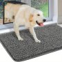 Dog Door Mat For Muddy Paws Absorbs Moisture And Dirt Absorbent Non-slip Washable Mat Quick Dry Microfiber Mud Mat For Dogs Entry Indoor Door