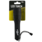 Black Plastic 20 Lumens LED Torch 0.5W