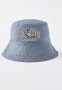 Cotton On Kids Reversible Bucket Hat - Steel/dino Squad