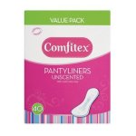 Comfitex Unscented Pantyliners 40 Pack