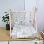 Changing Mat Cover Patchwork Green Tatty Teddy