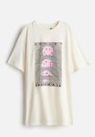 Printed Nightdress - Cream Smiley Originals