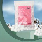 200 100 50PCS High Quality 100% Pure Cotton Ball - Multifunctional Cotton Ball Can Be Used For Makeup Removal Nail Polish Lotion