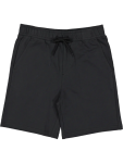 Dark Grey Elasticated Waist Casual Shorts - 9 10 Grey