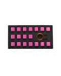 Tai-hao Rubber Neon Pink 018C03PK101 Keycap Set