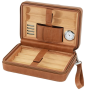 Cigar Case Travel Leather Cigar Storage Box Portable Cigar Humidor Box