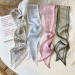 4PCS SET Vintage Hair Tie Headband Elegant Paisley Pattern Neck Scarf Streamer Hair Styling Accessories For Women