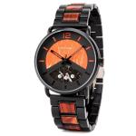 Men's Stainless Steel With Red Sandalwood Watch - R30-1