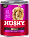 Husky Meatlovers Mince Beef Flavoured Dog Food 775G