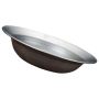 Holidyoyo Stainless Steel Salad Bowl Metal Wide Rimmed Soup Plate Deep Pasta Serving Tray For Spaghetti Dessert Fruit Snack 20CM
