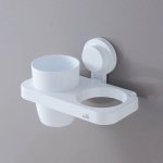Bathroom Toothbrush And Hairdryer Holder