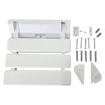 Splashworks Shower Seat Installation Kit White 130KG