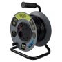 Nexus 20M 10A Plastic Extension Reel Black Grey